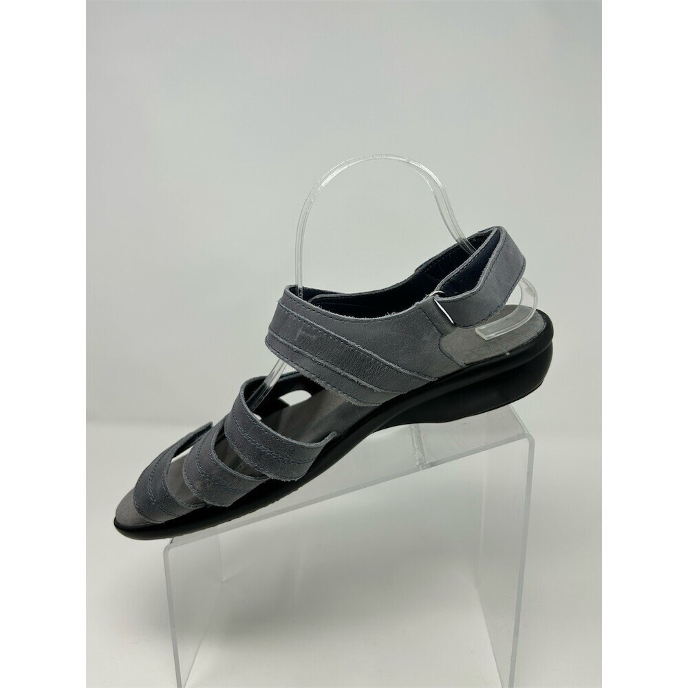 Propét Aurora Strappy Slingback Comfort Sandals Gray Blue Size 10.5 XX(4E) - Picture 4 of 13